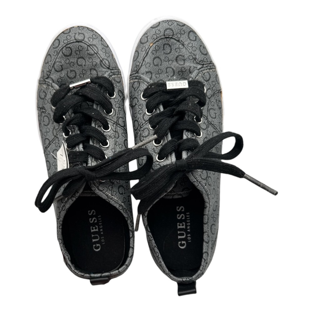 G by Guess Black Gray Low Top Women's Sneakers 7M